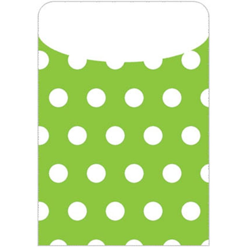 Top Notch Teacher Products Brite Pockets Polka Dots File Folder