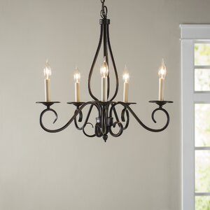 Gaul 5-Light Candle-Style Chandelier
