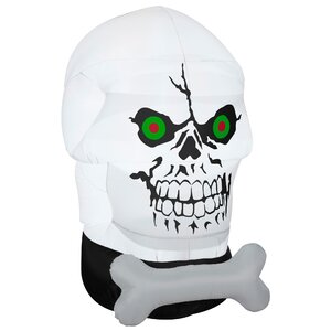 Airblown Halloween Inflatable Gotham Skull Decoration
