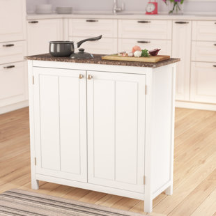 Kitchen Cart With Trash Can Wayfair Haubrich Kitchen Island