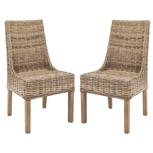 Wicker Rattan Kitchen Dining Chairs You Ll Love Wayfair Tillie Dining Chair Set Of 2