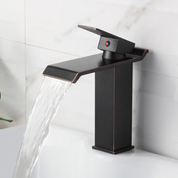 Bathroom Waterfall Faucet elite single handle bathroom waterfall faucet & reviews | wayfair Bathroom Waterfall Faucet elite single handle bathroom waterfall faucet & reviews | wayfair