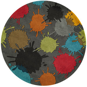 Fabio Hand-Tufted Gray Kids Rug