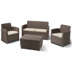 4-tlg. Lounge-Set Bali mit Kissen von Garten Liv..