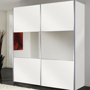 Schwebetürenschrank Solutions Bianco, 216 cm H ..