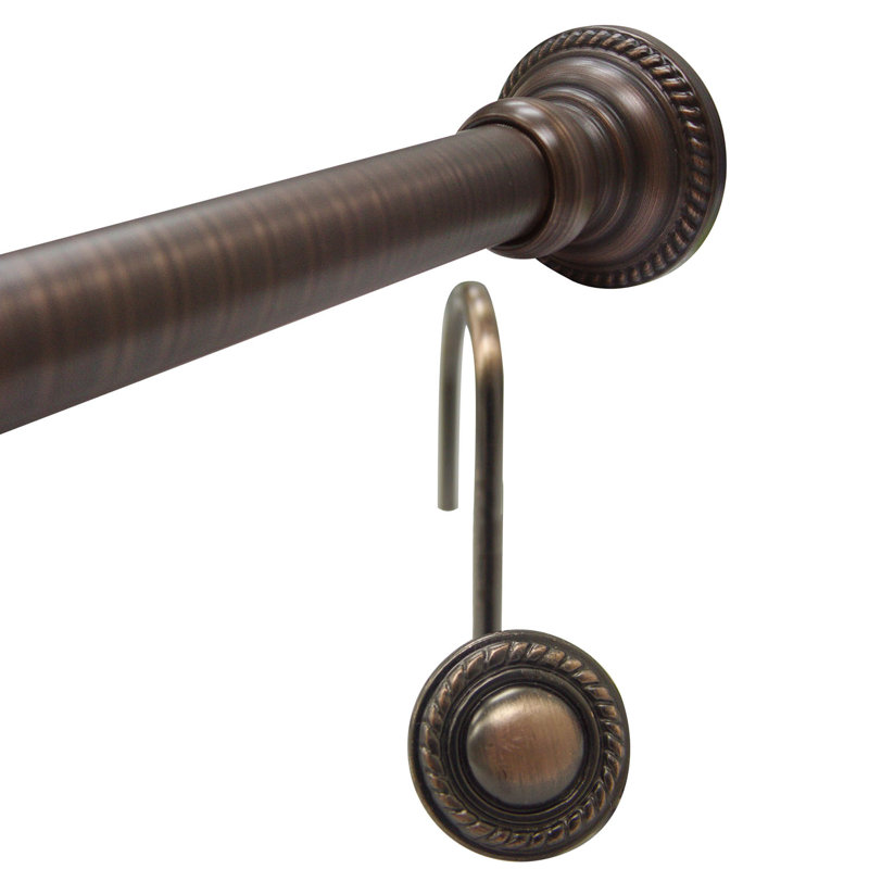 Elegant Home Fashions Finial Shower Accessory 63" Adjustable