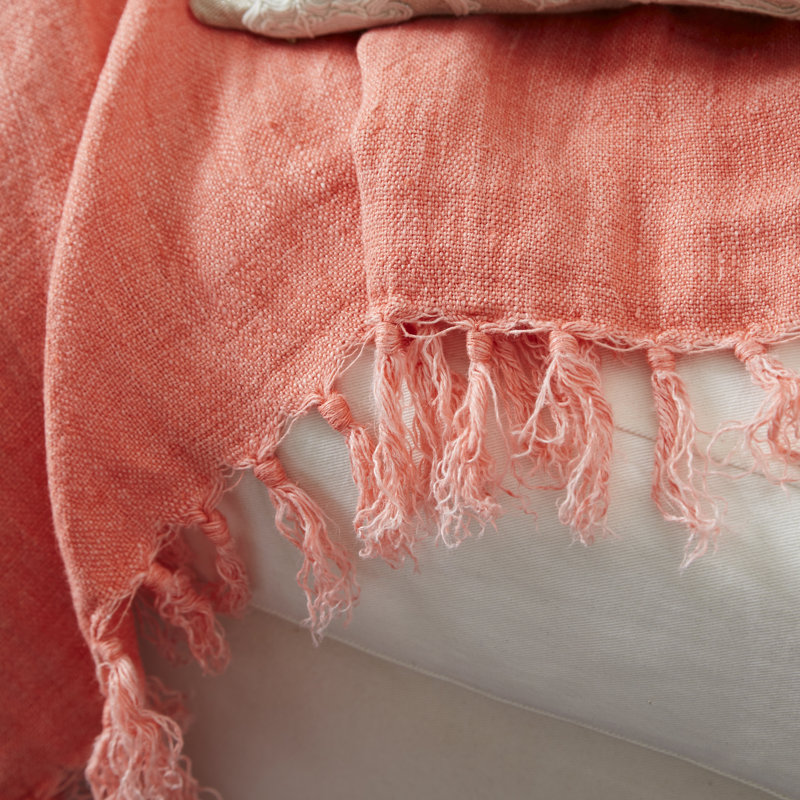 Pine Cone Hill Laundered Linen Throw & Reviews Wayfair