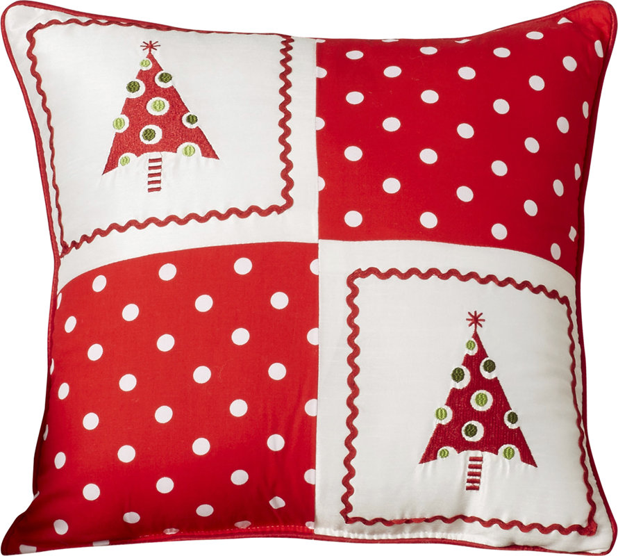 The Holiday Aisle Christmas Trees Throw Pillow & Reviews Wayfair