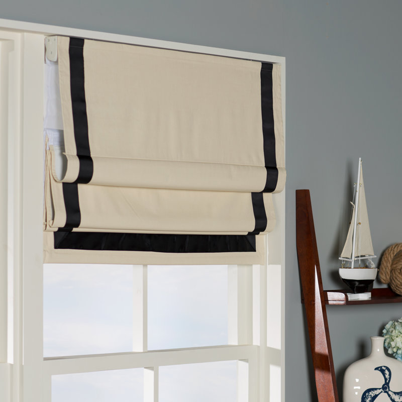 Beachcrest Home Indoor Cordless Blackout Roman Shade Reviews Wayfair