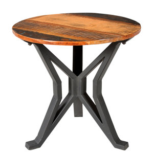 Minerva Round End Table by Gracie Oaks