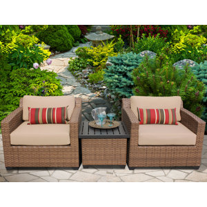 Laguna Deep Seating Group with Cushions (Set of 2)