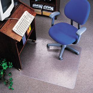 Low Pile Carpet Chair Mats You Ll Love Wayfair Economat Nonstudded No Bevel Chair Mat For Low Pile Carpet