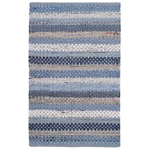 Vesey Hand-Woven Blue/Gray Area Rug