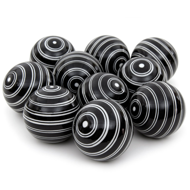 Oriental Furniture Double Stripes Decorative Balls & Reviews Wayfair