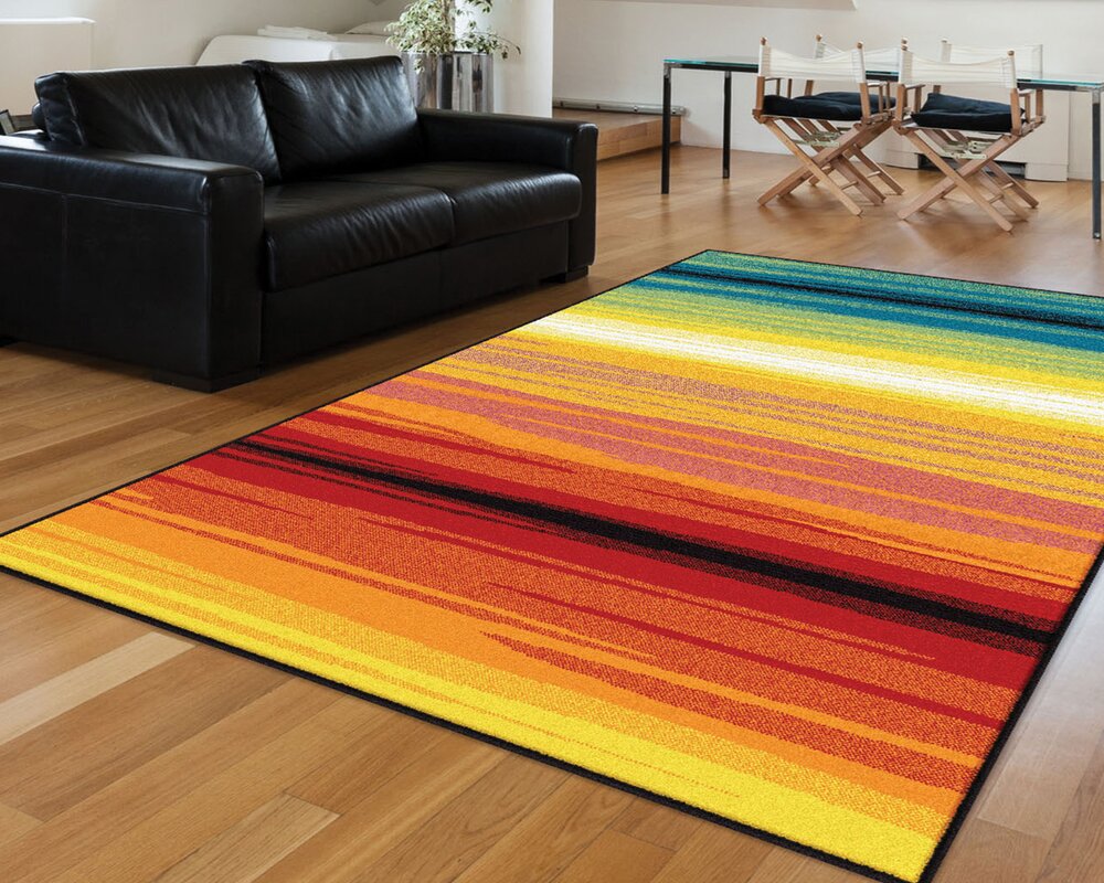 Threadbind Belford Yellow/Orange Area Rug & Reviews | Wayfair