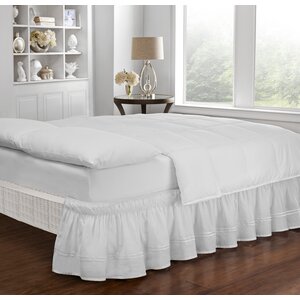 Amel Stitch Embroidered Bed Skirt