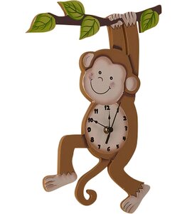 Fantasy Fields Sunny Safari Monkey Wall Clock