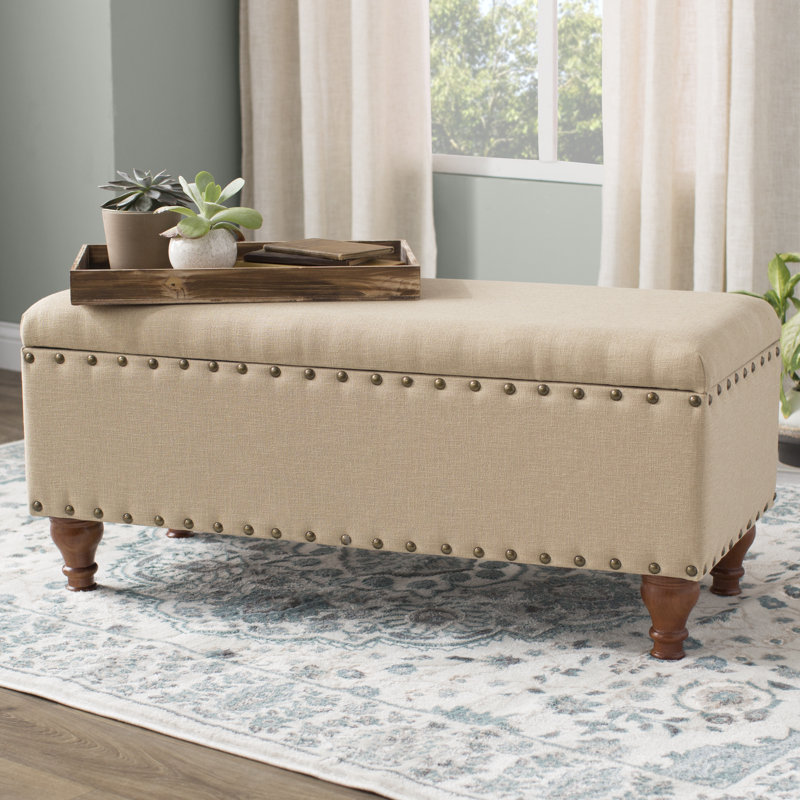 Three Posts Lattimer Upholstered Storage Bench Reviews Wayfair
