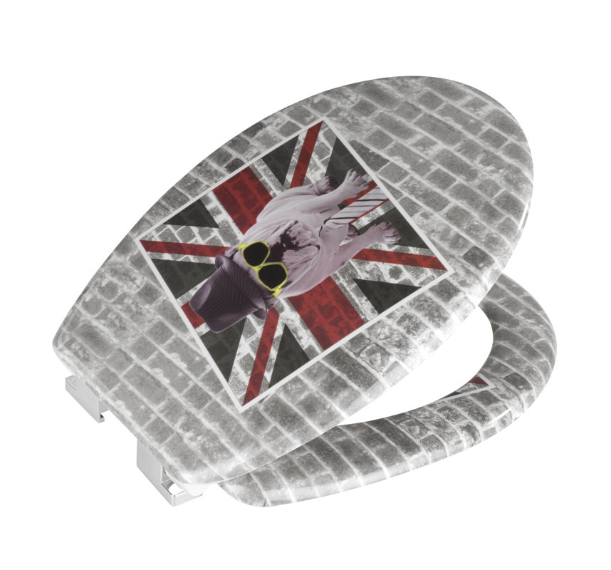 Wenko Union Jack Elongated Toilet Seat & Reviews Wayfair.co.uk