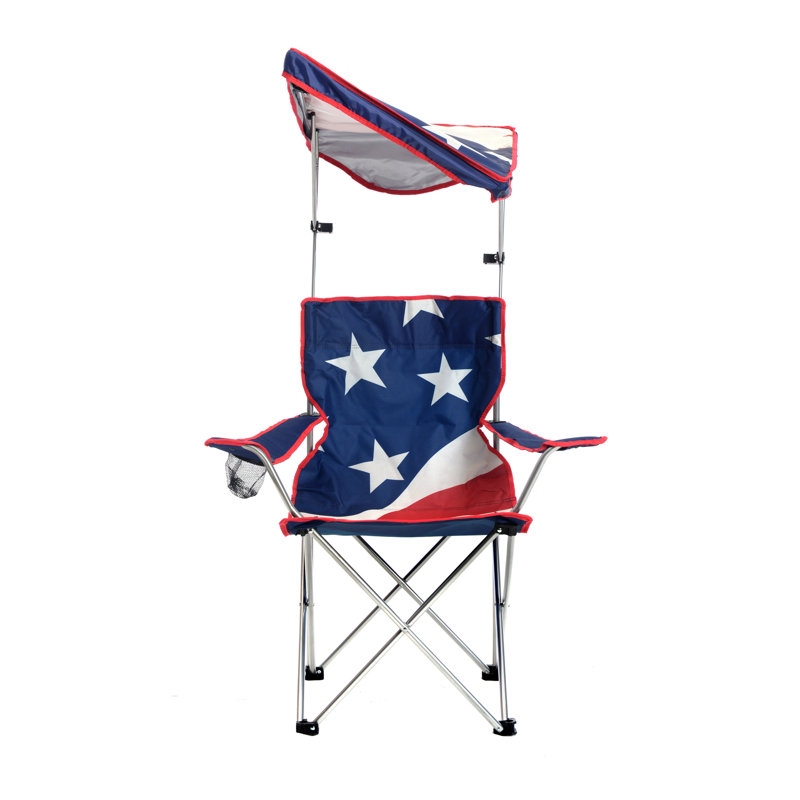 Quikshade U S Flag Shade Folding Beach Chair Reviews Wayfair U S Flag Shade Folding Beach Chair