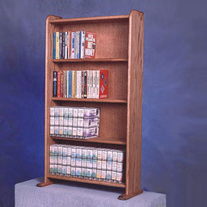 400 Series 160 DVD Multimedia Storage Rack by Wood Shed