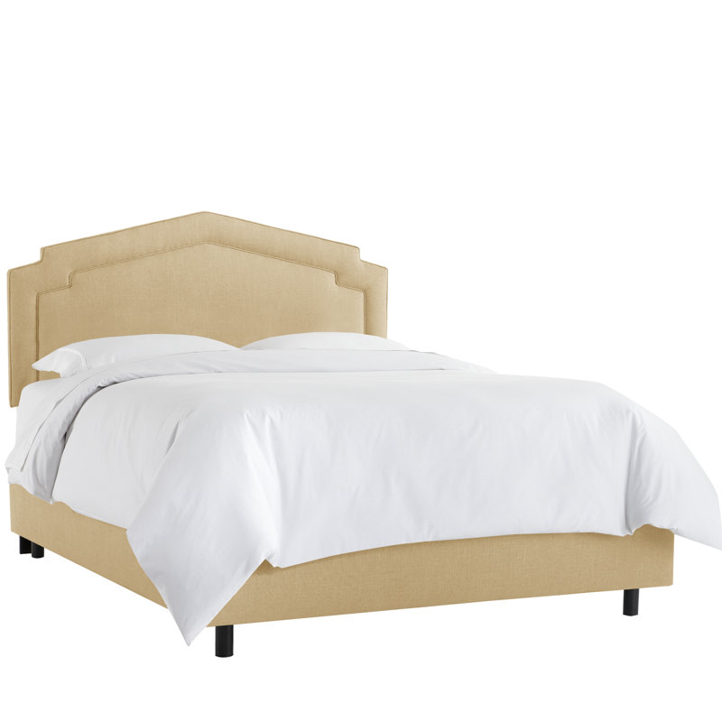 Darby Home Co Cynthia Smooth Linen Upholstered Panel Bed & Reviews