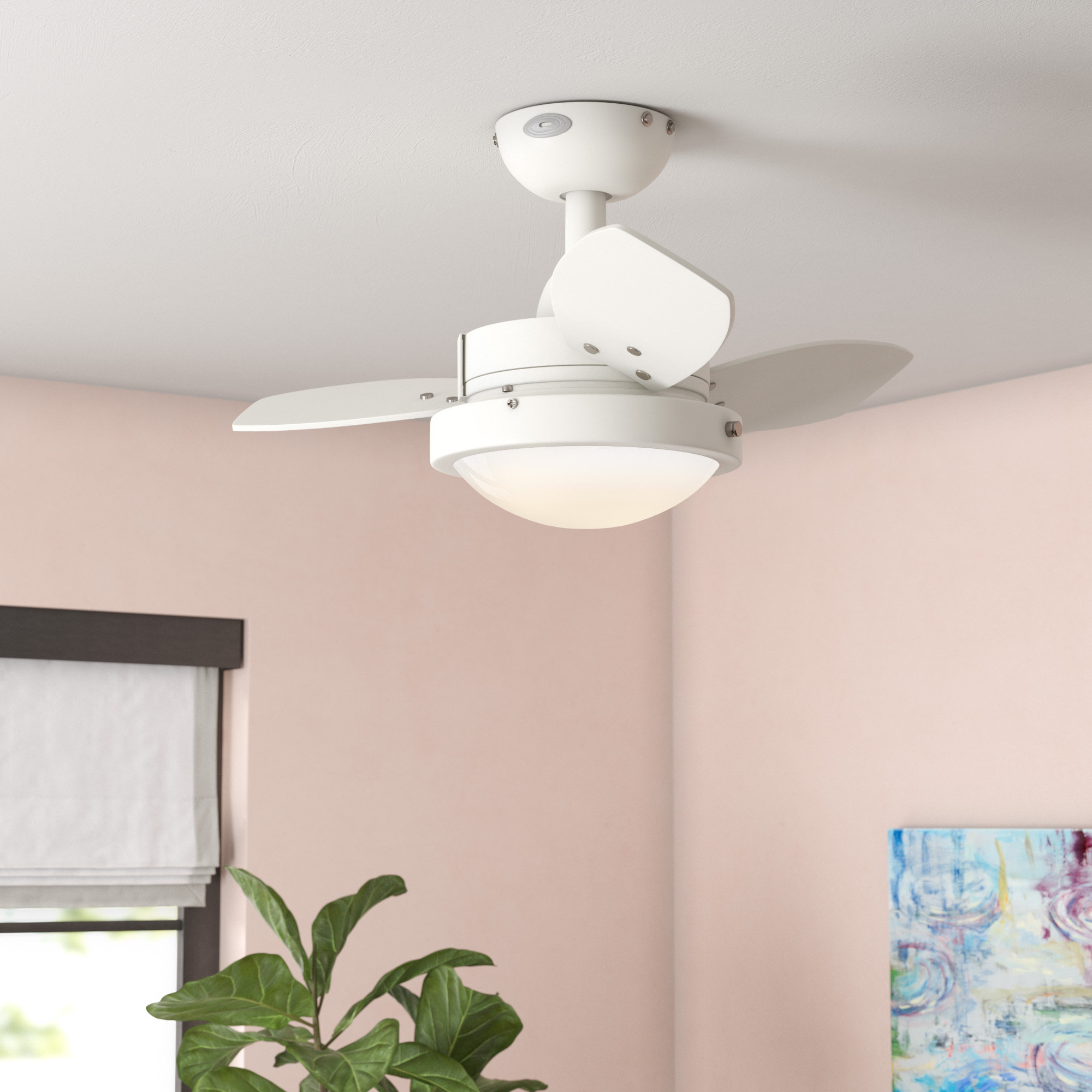 Zipcode Design 30 Canton 3 Blade Ceiling Fan Reviews Wayfair