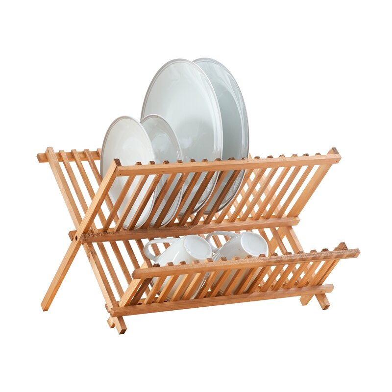 Wayfair Basics™ Wayfair Basics Wooden Dish Rack & Reviews | Wayfair