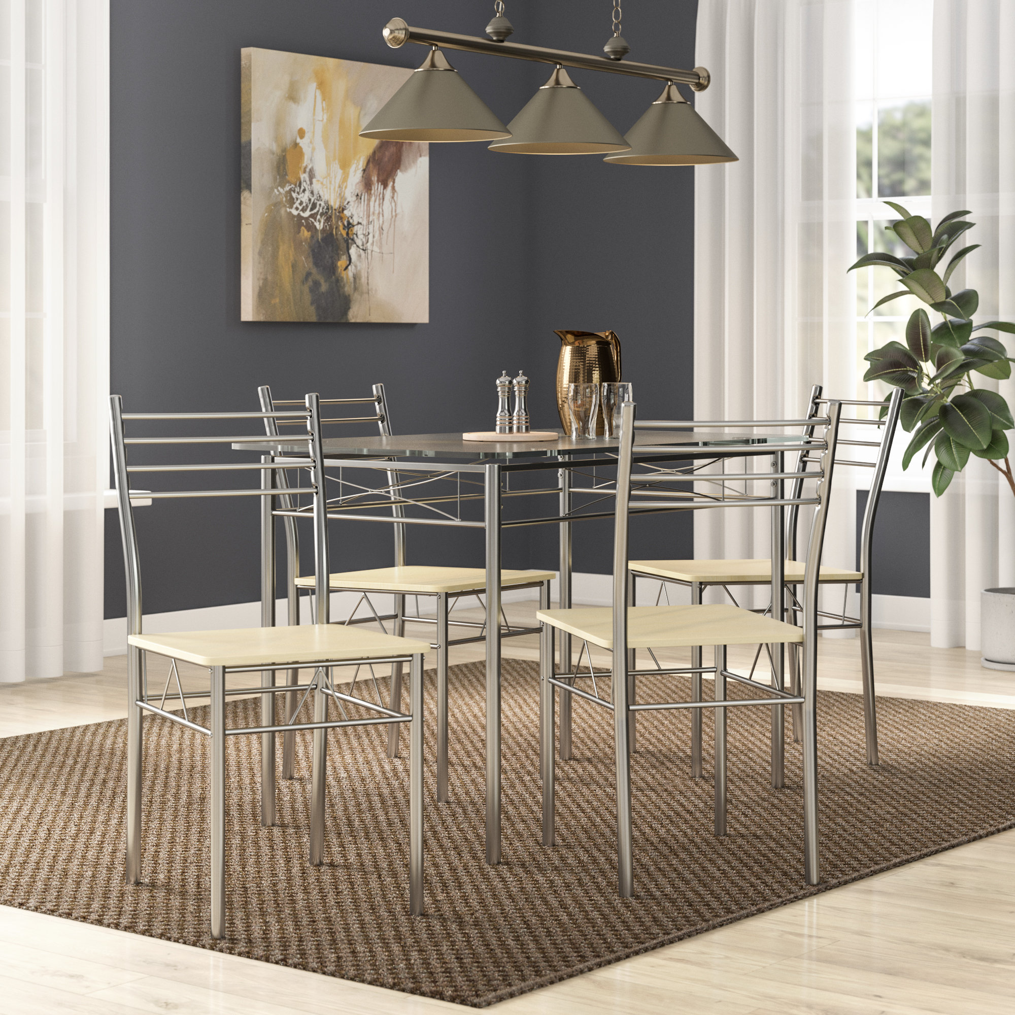 Zipcode Design North Reading 5 Piece Dining Table Set Reviews Trending Searches Smart Coffee Table