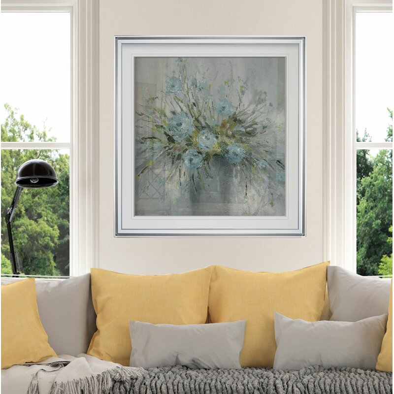 Ophelia & Co. 'Blue Bouquet' Painting | Wayfair