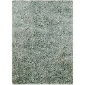 Hand-Knotted Green Area Rug