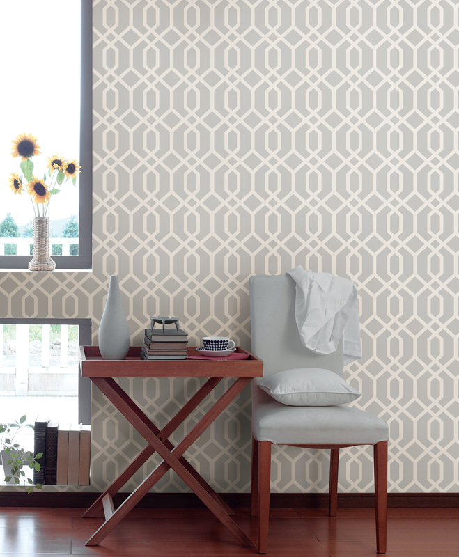 Brewster Home Fashions Essentials 33' x 20.5" Trellis ...