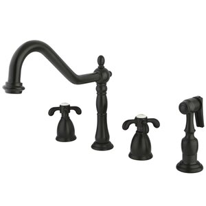French Country Double Handle Kitchen Faucet