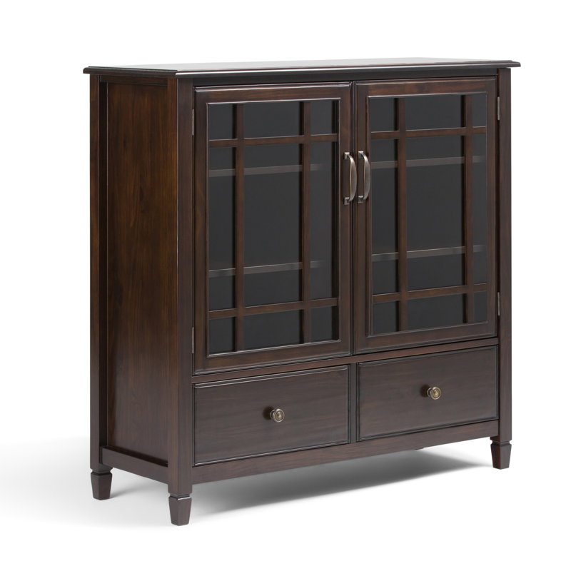 Simpli Home Connaught 2 Door Tall Accent Cabinet Reviews Wayfair Connaught 2 Door Tall Accent Cabinet