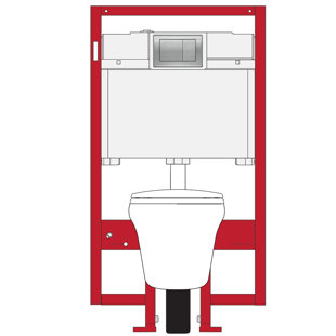 Insulated Toilet Tank Wayfair Maris 1 6 Gpf Toilet Tank Seat Not Included