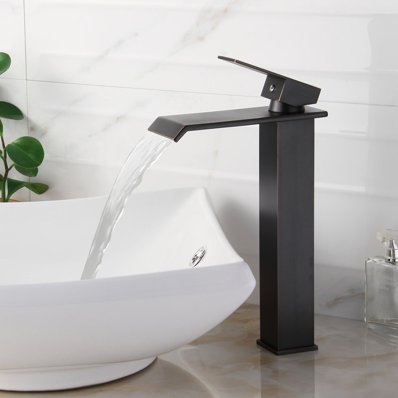 Bathroom Waterfall Faucet elite single handle bathroom waterfall faucet & reviews | wayfair Bathroom Waterfall Faucet elite single handle bathroom waterfall faucet & reviews | wayfair
