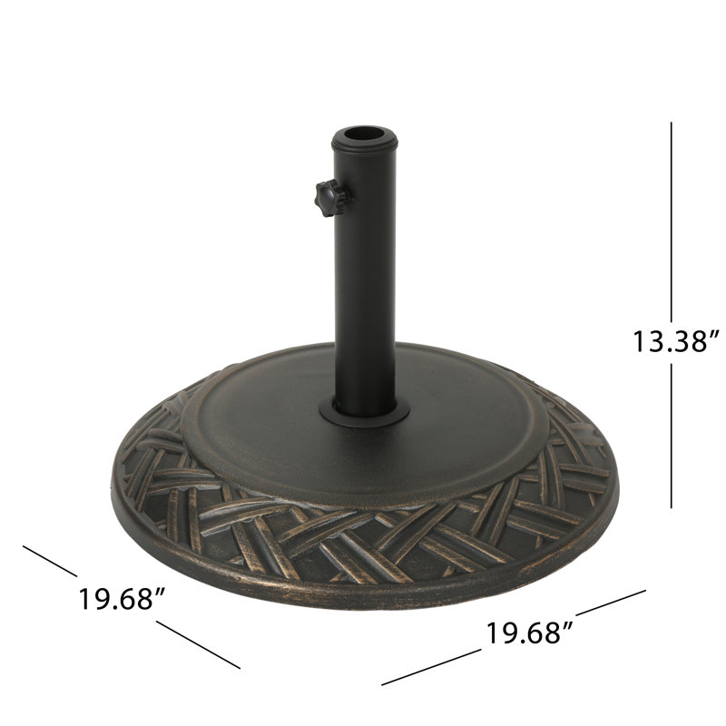 Charlton Home Morgenstern Concrete Free Standing Umbrella Base Wayfair Morgenstern Concrete Free Standing Umbrella Base