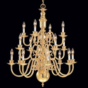 Yorktown 16-Light Candle-Style Chandelier