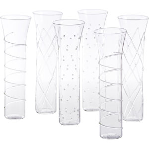 Razzle Dazzle 6 Piece Stemless Champagne Set