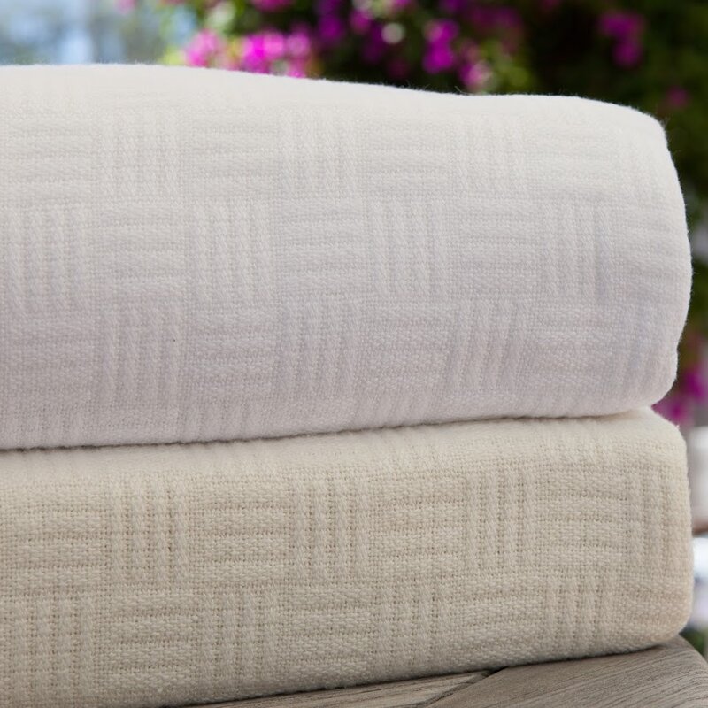 Maison International Luxury Rayon from Bamboo Cotton Weave Blanket ...