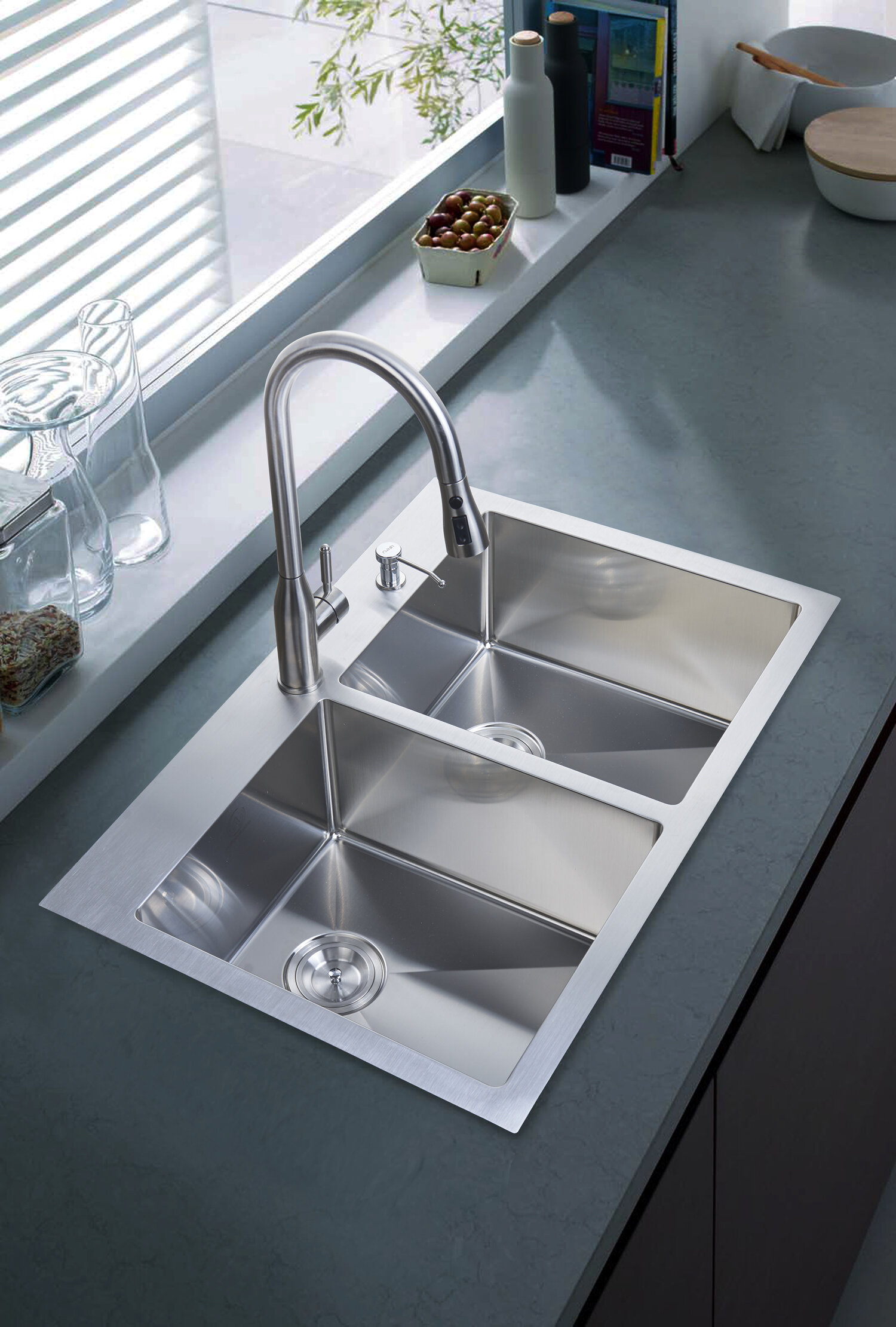 33 X 22 Overmount Kitchen Sink