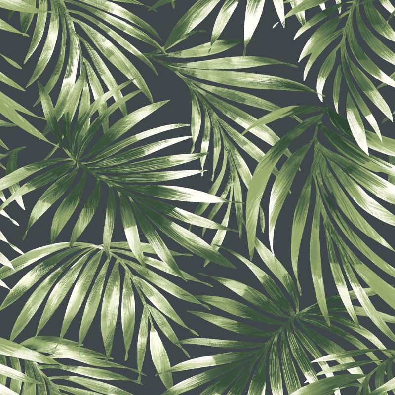 East Urban Home Elegant Leaves Tropical 10m x 52cm