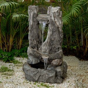 Resin/Fiberglass Wood Water Fall Water Fountain