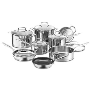 Professional 13 Piece Stainless Steel Cookware Set