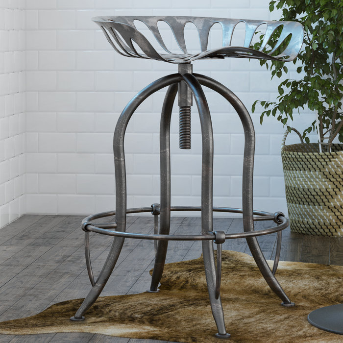 Gridley Adjustable Height Bar Stool