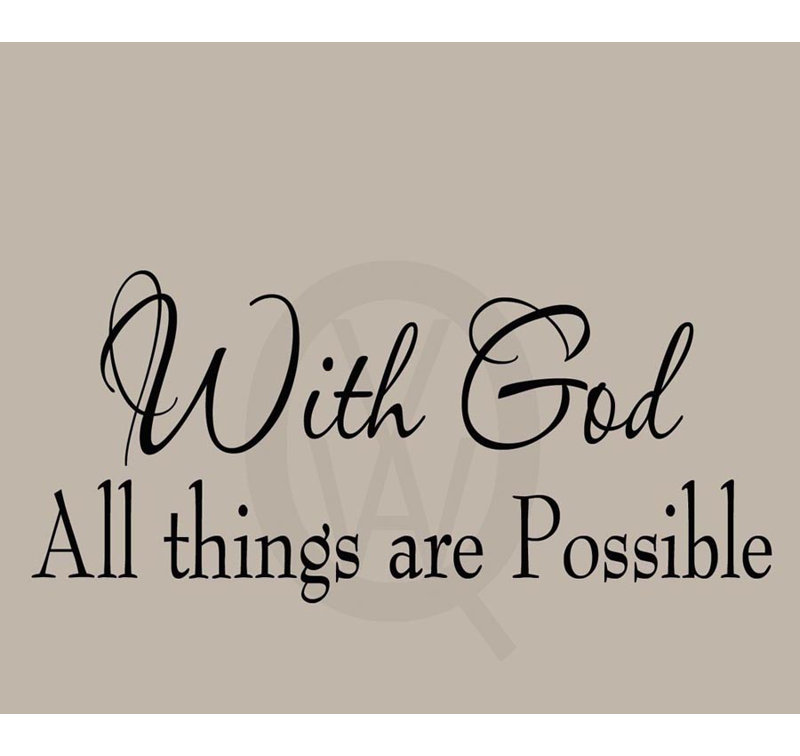 vwaq with god all things are possible bible wall decal & reviews