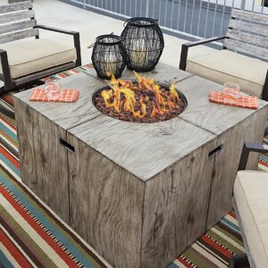 Lilah Polyresin Propane Fire Pit Table
