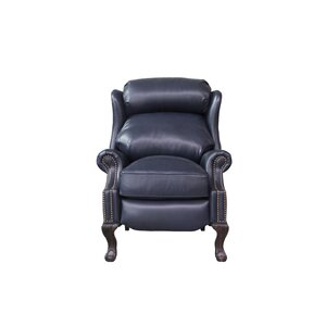 Danbury Leather Manual No Motion Recliner