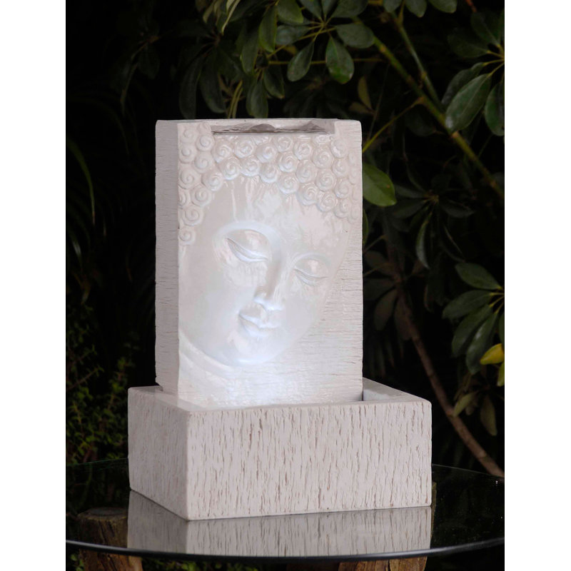 Jeco Inc. Resin/Fiberglass Buddha Fountain with LED Light & Reviews