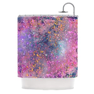 Pink Universe Shower Curtain